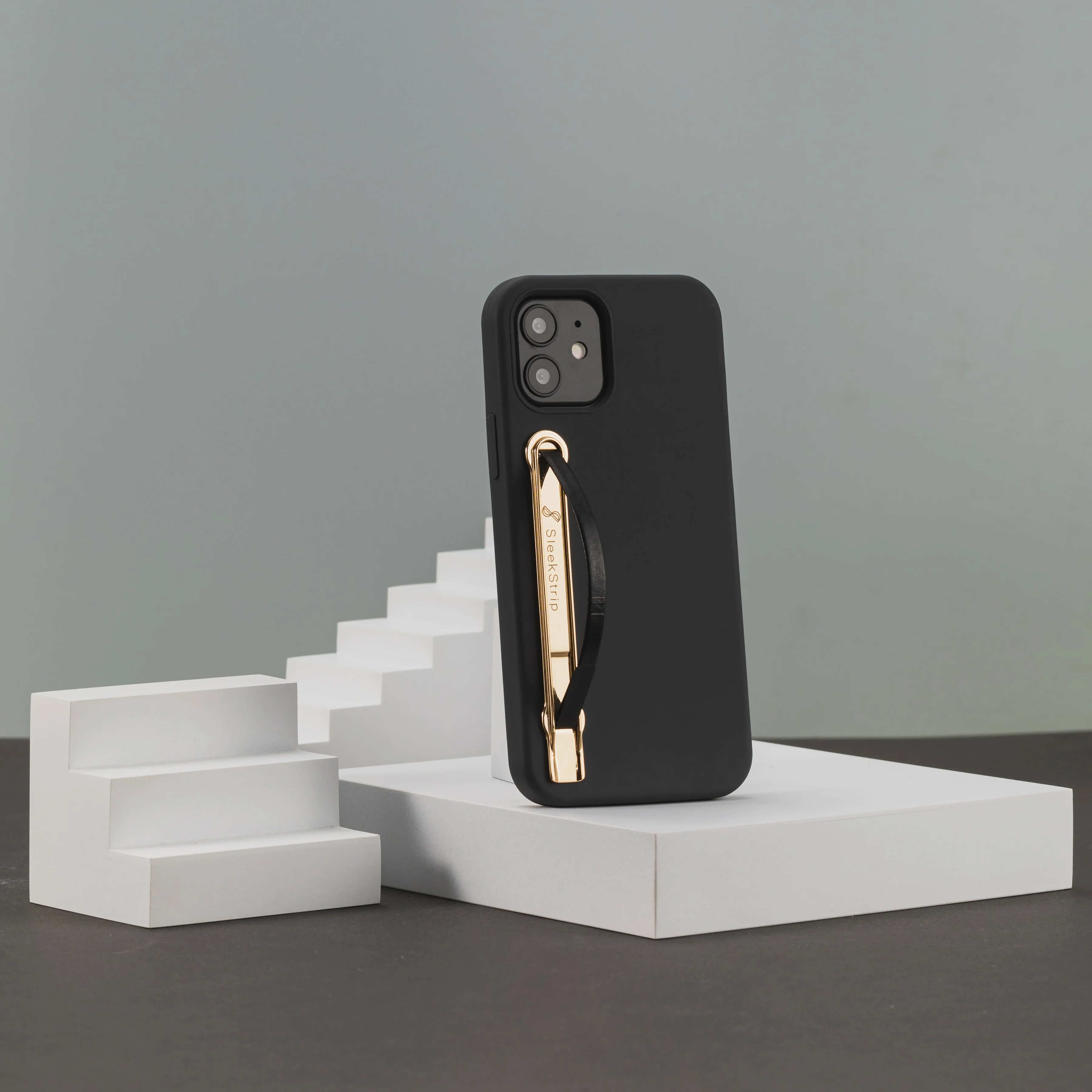 Gold x Black Vegan Leather - Image 3